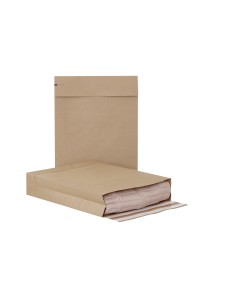 Bolsa Papel Kraft 3 Fuelles (162 x 22 x 40 + 86 - 250 Uds)