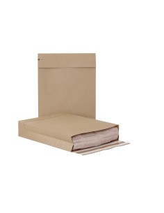 Bolsa Papel Kraft 3 Fuelles (250 x 350 x 50 + 96 - 250 Uds)