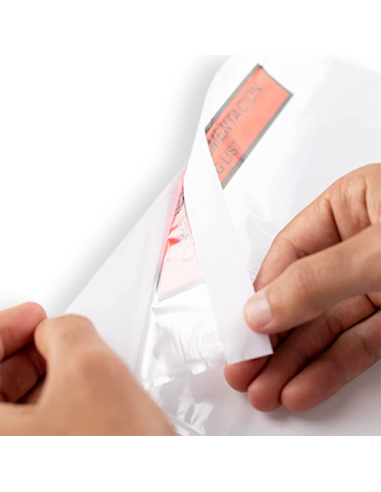 Sobres transparentes ¨Contiene Documentación¨ (228 x 120 mm - 100 Uds)
