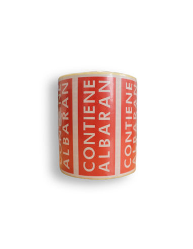 Rollo etiqueta adhesiva "CONTIENE ALBARAN" (120 x 50 mm - 1.000 Uds) Rollo etiqueta adhesiva "CONTIENE ALBARAN" (120 x 50 mm - 1.000 Uds)