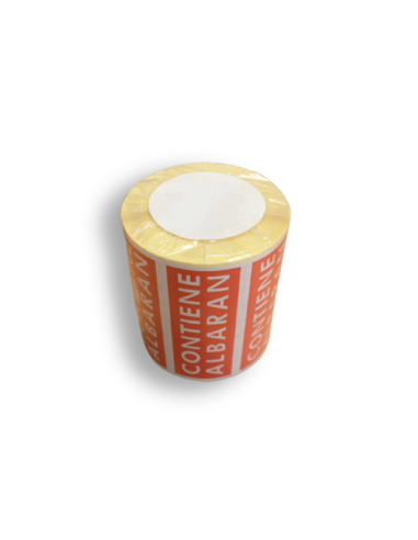 Rollo etiqueta adhesiva "CONTIENE ALBARAN" (120 x 50 mm - 1.000 Uds) Rollo etiqueta adhesiva "CONTIENE ALBARAN" (120 x 50 mm - 1.000 Uds)