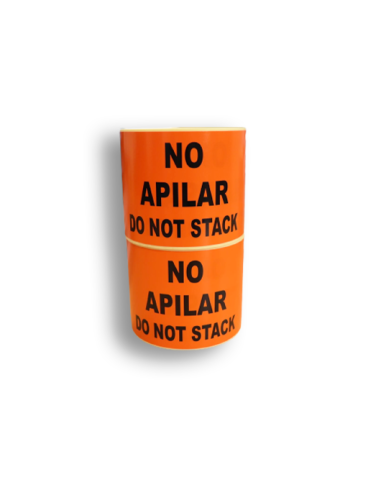 Rollo etiqueta adhesiva "NO APILAR" (75 x 130 mm - 250 Uds) Rollo etiqueta adhesiva "NO APILAR" (75 x 130 mm - 250 Uds)