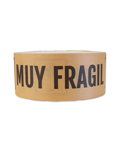 Cinta Adhesiva Papel Kraft "Muy Fragil & Posicion vertical" (50 x 50) Cinta Adhesiva Papel Kraft "Muy Fragil & Posicion vertical" (50 x 50)