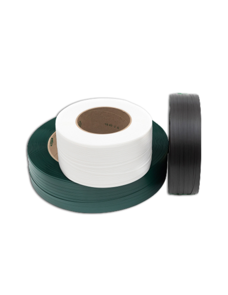 Fleje blanco polipropileno (D/200 - 12 m x 0.65 mm)