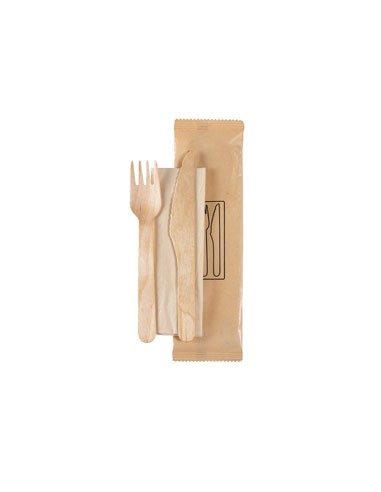 3/1 : Cuchillo, Tenedor, Servilleta marrón 16/16,5 cm Natural (25 Uds / 50 Uds / 250 Uds) 3/1 : Cuchillo, Tenedor, Servilleta marrón 16/16,5 cm Natural (25 Uds / 50 Uds / 250 Uds)