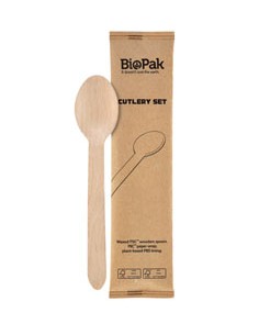 Cuchara embalaje 16 cm Natural (25 Uds / 50 Uds / 250 Uds)
