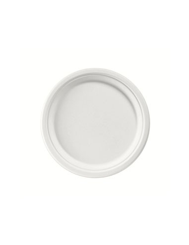 Plato Ø 26 cm Blanco (50 Uds / 400 Uds)