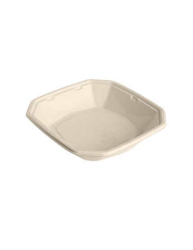 Envase de Bagazo 1000 ml Marrón 1-Comp (50 Uds / 400 Uds)