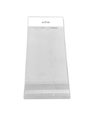 Bolsas Polipropileno con solapa adhesiva con refuerzo y eurotaladro (16 x 30 cm - 1000 Uds) Bolsas Polipropileno con solapa adhesiva con refuerzo y eurotaladro (16 x 30 cm - 1000 Uds)