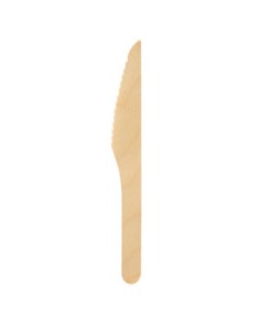 Cuchillo de madera Petit 16,5 cm Natural (100 / 1000 Uds)