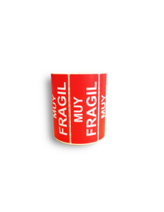 Rollo etiqueta adhesiva "MUY FRAGIL" (120 x 50 mm - 250 Uds) 2