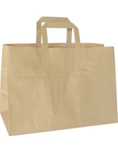 Bolsa papel kraft (15 Litros - Marrón - 25 / 50 / 75 / 100 / 200 Uds)