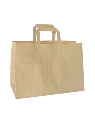Bolsa papel kraft (15 Litros - Marrón - 25 / 50 / 75 / 100 / 200 Uds)