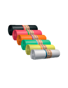 Bolsas de basura Recicladas - Eco Sostenibles (Diferentes colores - 85 x 105 - 20 Uds / Pack)