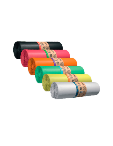 Bolsas de basura Recicladas - Eco Sostenibles (Diferentes colores - 85 x 105 - 20 Uds / Pack) Bolsas de basura Recicladas - Eco Sostenibles (Diferentes colores - 85 x 105 - 20 Uds / Pack)