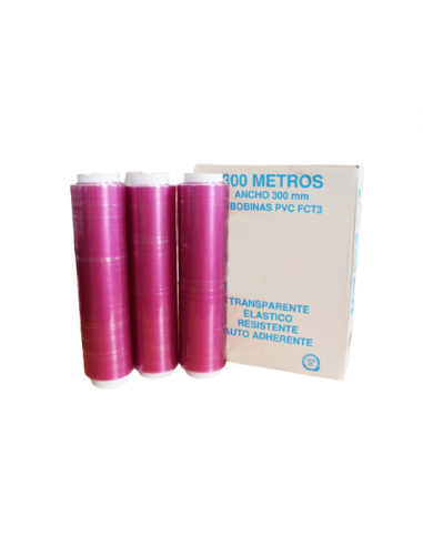 Film Profesional Granel 8 micras Alimentario 300 mm x 300 m (Pack 3 Uds)