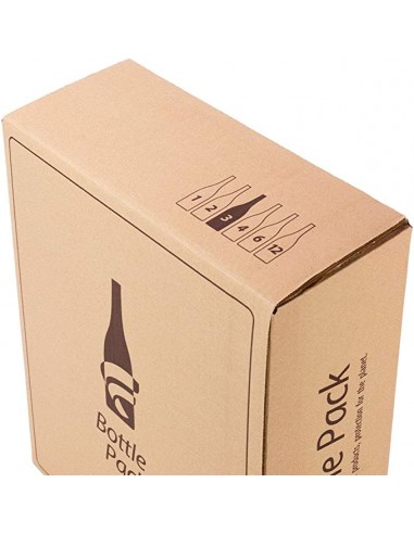 Caja para 3 Botellas (Marrón - Pack 5 Uds) Caja para 3 Botellas (Marrón - Pack 5 Uds)
