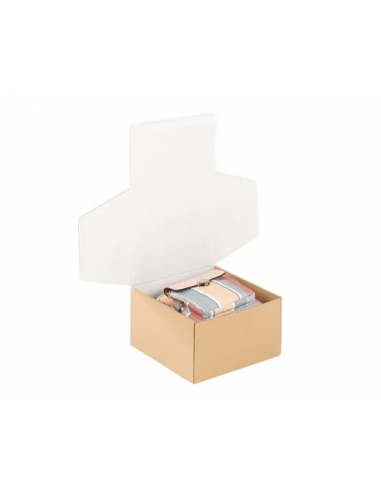Caja Postal Ecommerce con Cierre Adhesivo (Marrón y Blanco - 320 x 320 x 200 mm - 36 Uds) Caja Postal Ecommerce con Cierre Adhesivo (Marrón y Blanco - 320 x 320 x 200 mm - 36 Uds)