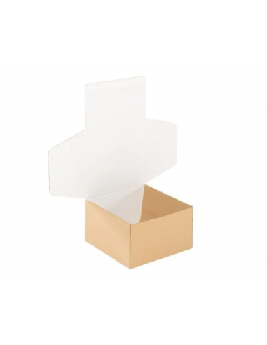 Caja Postal Ecommerce con Cierre Adhesivo (Marrón y Blanco - 320 x 320 x 200 mm - 36 Uds) Caja Postal Ecommerce con Cierre Adhesivo (Marrón y Blanco - 320 x 320 x 200 mm - 36 Uds)