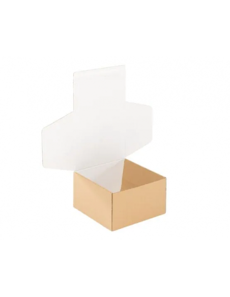 Caja Postal Ecommerce con Cierre Adhesivo (Marrón y Blanco - 320 x 320 x 200 mm - 36 Uds) Caja Postal Ecommerce con Cierre Adhesivo (Marrón y Blanco - 320 x 320 x 200 mm - 36 Uds)