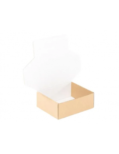 Caja Postal Ecommerce con Cierre Adhesivo (Marrón y Blanco - 234 x 180 x 60 mm - 25 Uds) 2