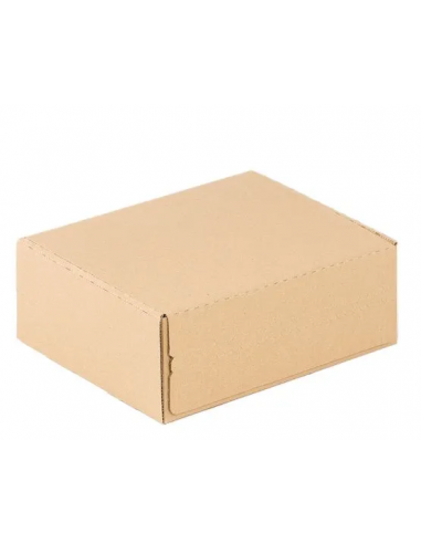 Caja Postal Ecommerce con Cierre Adhesivo (Marrón y Blanco - 234 x 180 x 60 mm - 25 Uds) Caja Postal Ecommerce con Cierre Adhesivo (Marrón y Blanco - 234 x 180 x 60 mm - 25 Uds)