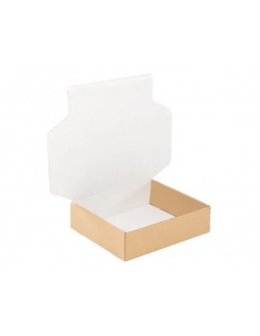 Caja Postal Ecommerce con Cierre Adhesivo (Marrón y Blanco - 434 x 310 x 70 mm - 25 Uds) 2