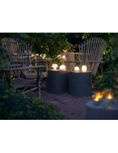 Lámpara LED Bright bambú (105 x Ø 75 mm - Blanco) 2