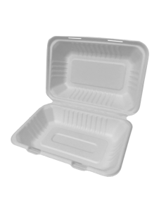 Portamenú Fibra de caña (230 x 153 x 77 - 1000 ml) - 50 Uds