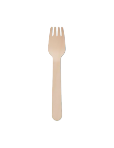 Tenedor Madera 160 mm (100 Uds)