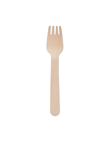 Tenedor Madera 160 mm (100 Uds) Tenedor Madera 160 mm (100 Uds)