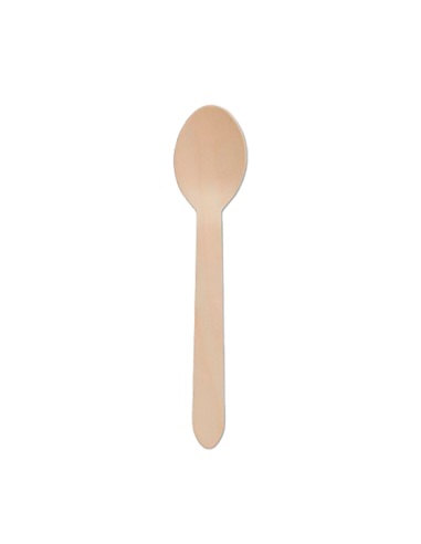 Cuchara Madera 160 mm (100 Uds) Cuchara Madera 160 mm (100 Uds)