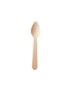 Cucharilla Postre Madera 110 mm (100 Uds)
