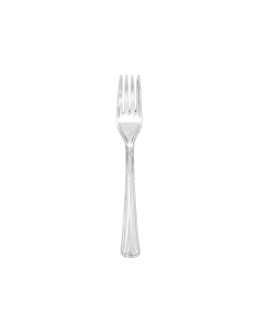 Tenedor Reutilizable 155 mm - PS Cristal (50 Uds)