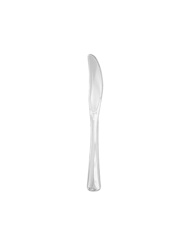 Cuchillo Reutilizable 170 mm - PS Cristal (50 Uds) Cuchillo Reutilizable 170 mm - PS Cristal (50 Uds)