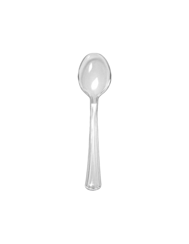 Cuchara Sopa Reutilizable 170 mm - PS Cristal (50 Uds) Cuchara Sopa Reutilizable 170 mm - PS Cristal (50 Uds)