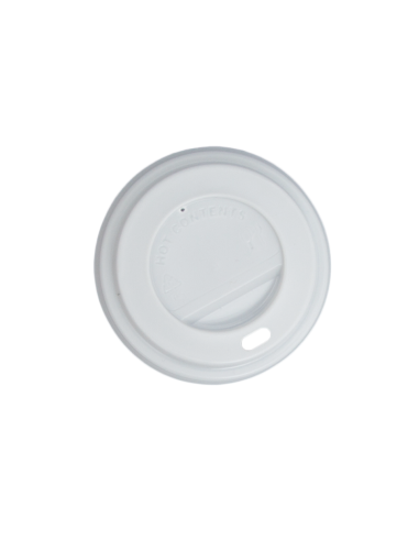 Tapa Blanca Travel PS - 4 oz - Ø 62 mm (100 Uds)