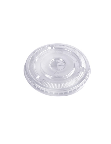 Tapa PET Plana con cruz Ø 95 mm (50 Uds)