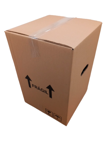 Caja Mudanza Barril (Marrón - 400 x 400 x 595 - 10 Uds) Caja Mudanza Barril (Marrón - 400 x 400 x 595 - 10 Uds)