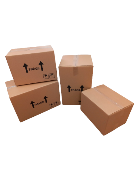 Caja Mudanza Mediana (Marrón - 500 x 350 x 340 - 15 Uds) Caja Mudanza Mediana (Marrón - 500 x 350 x 340 - 15 Uds)
