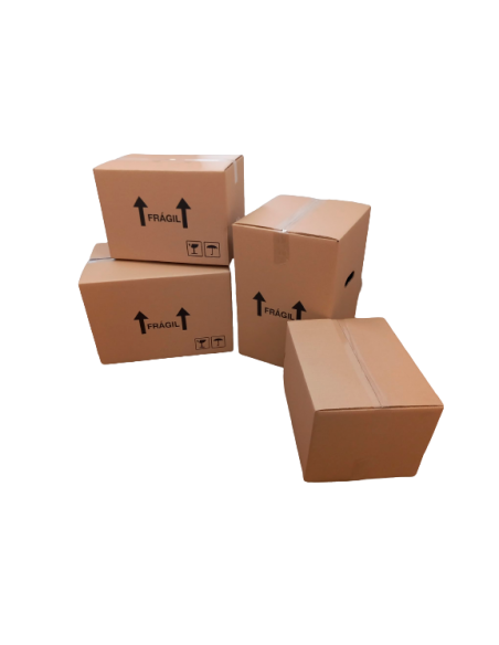 Caja Mudanza Mediana (Marrón - 500 x 350 x 340 - 15 Uds) Caja Mudanza Mediana (Marrón - 500 x 350 x 340 - 15 Uds)