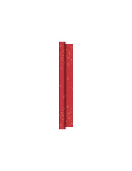 Rollo Mantel Desechable (1,18 x 25 m - Star Shine Red - 2 Uds)