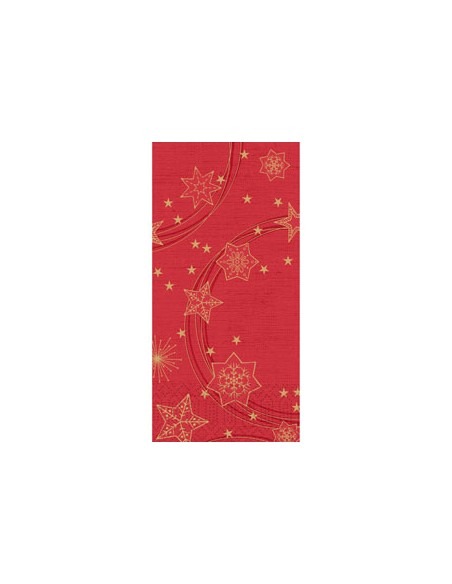Servilleta Desechable Tisú (40 x 40 cm - Star Shine Red 3 capas)