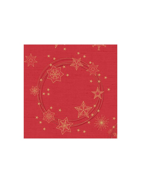 Servilleta Desechable (40 x 40 cm - Star Shine Rojo)