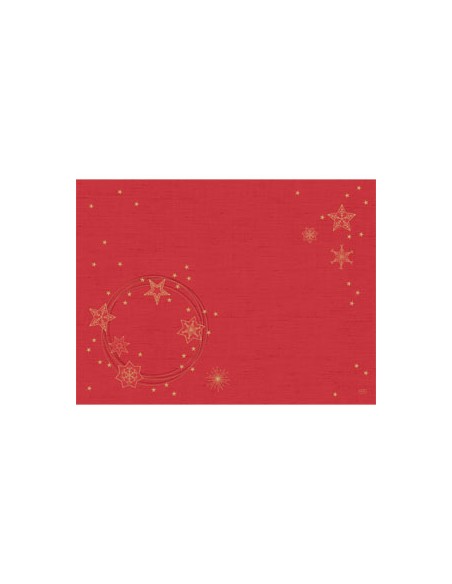 Mantelito Desechable (30 x 40 cm - Star Shine Red)