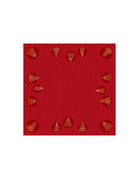 Cubremantel Desechable (84 x 84 cm - Elegant Trees)