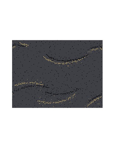 Mantelito Desechable (30 x 40 cm - Golden Stardust Black) Mantelito Desechable (30 x 40 cm - Golden Stardust Black)