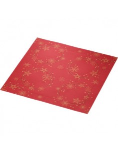 Servilleta Desechable (40 x 40 cm - 4 capas - Star Shine Rojo) 2