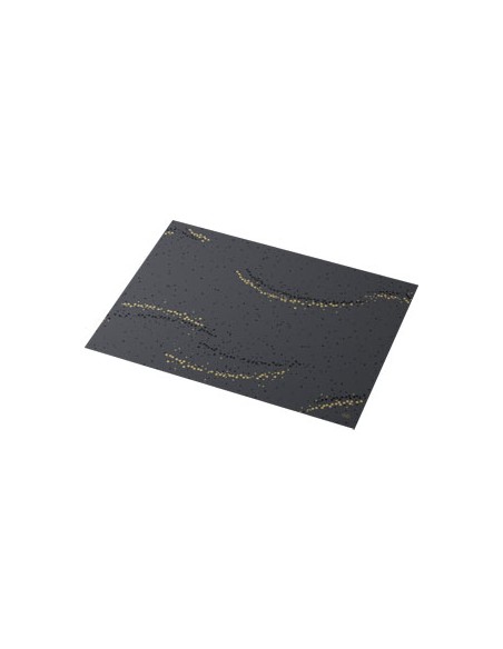 Mantelito Desechable (30 x 40 cm - Golden Stardust Black)