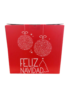 Caja Lote Navidad (370 x 265 x 340) Asa Incluida - 10 Uds